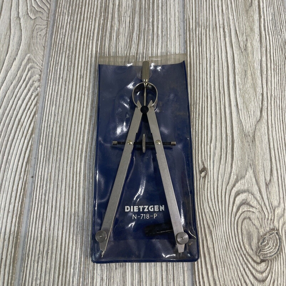 Dietzgen MasterPro Bow Drafting Compass N-718-P West Germany Vintage Tool